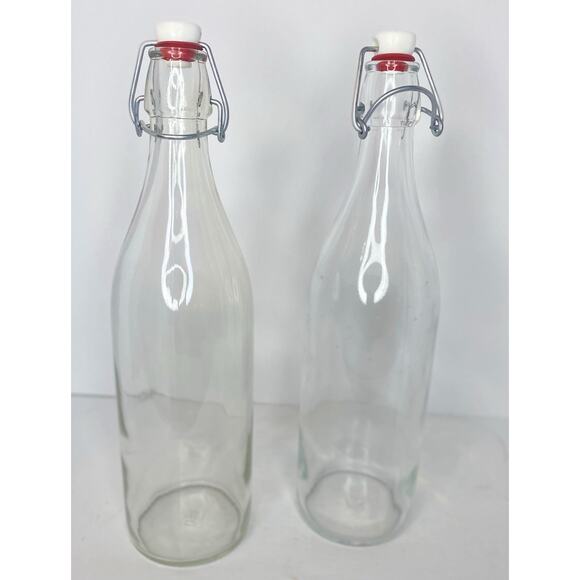 Bormioli Rocco Swing Top Glass Bottle Set 2 - Picture 1 of 11